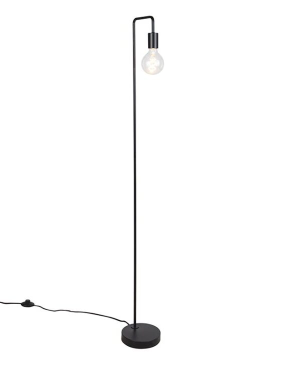 Modern black floor lamp